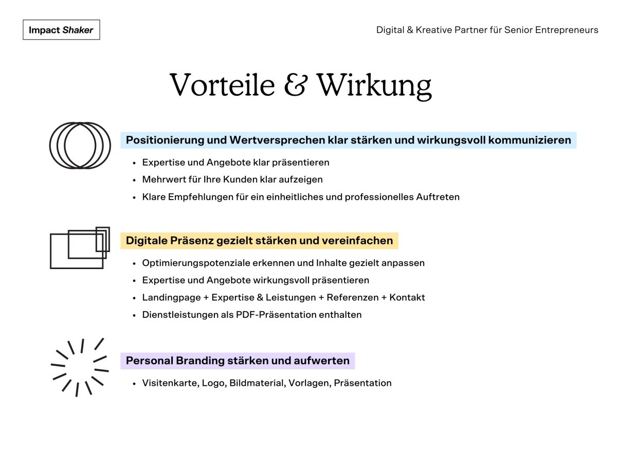 Digital & Kreative Partner Für Senior Unternehmer Impact Shaker 2