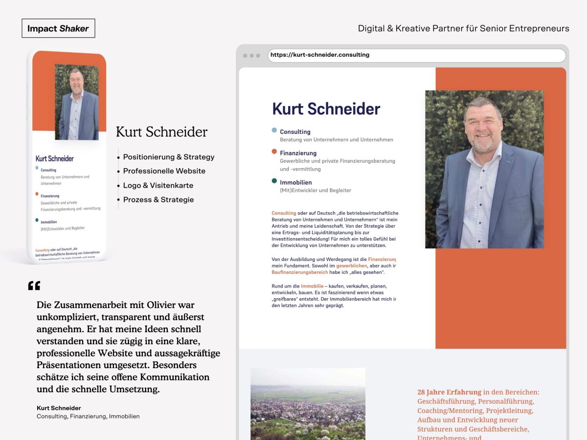 Digital & Kreative Partner Für Senior Unternehmer Impact Shaker 6