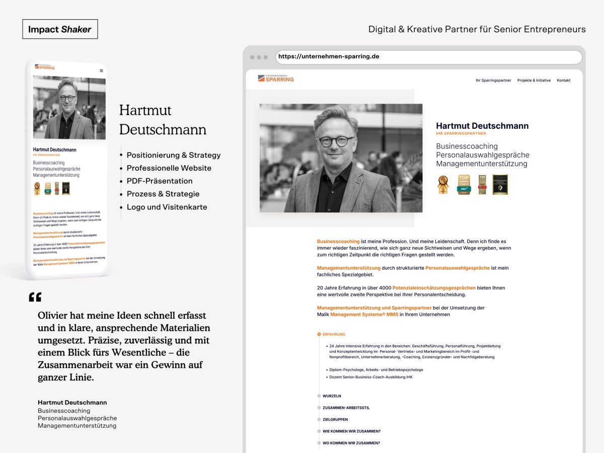 Digital & Kreative Partner Für Senior Unternehmer Impact Shaker 7